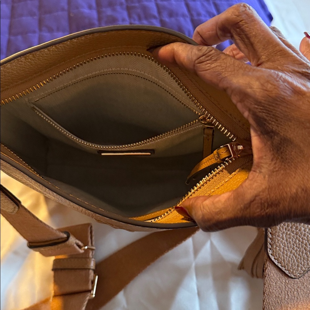 Tory Burch Camel Crossbody Bag - Picture 2 of 3